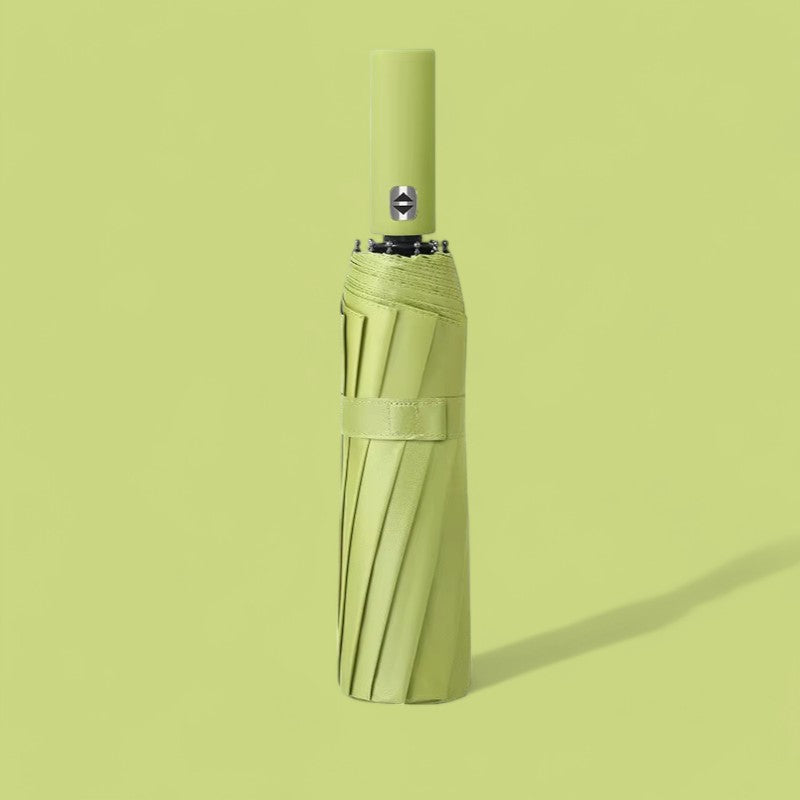 Large Waterproof Umbrella UV Protection, Automatic Umbrella - Matcha Green