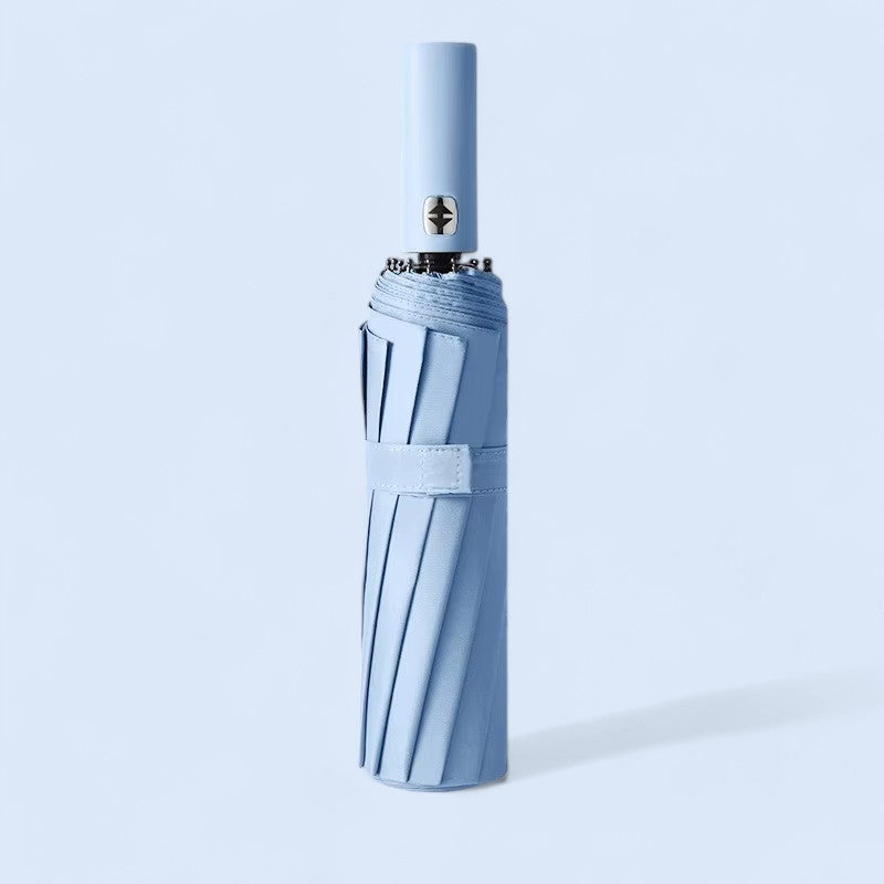 Large Waterproof Umbrella UV Protection, Automatic Umbrella - Sky Blue