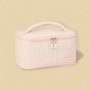 ChicStash Waterproof Leather Makeup Bag - Pink