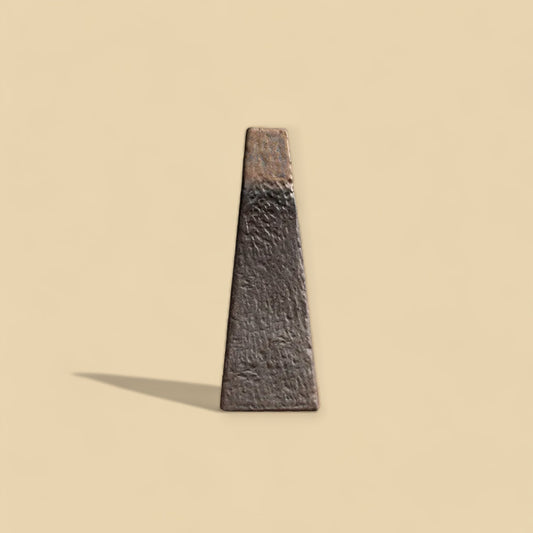 Handmade Ceramic Minimalist Vase - Triangular Tapered