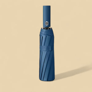 Large Waterproof Umbrella UV Protection, Automatic Umbrella - Tibetan Blue