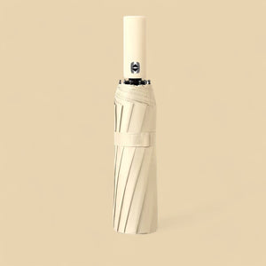 Large Waterproof Umbrella UV Protection, Automatic Umbrella - Off-White