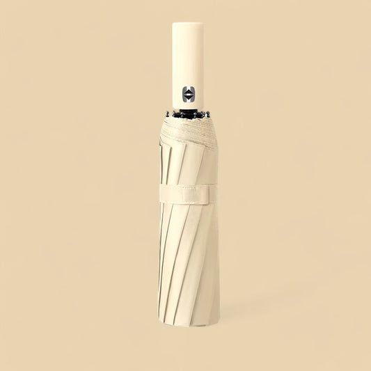 Large Waterproof Umbrella UV Protection, Automatic Umbrella - Off-White