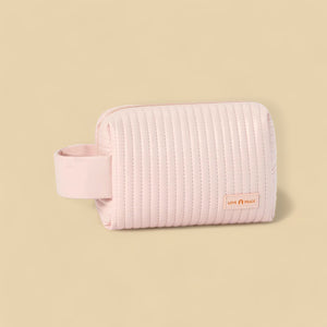 ChicStash Mini Waterproof Leather Makeup Bag - Pink